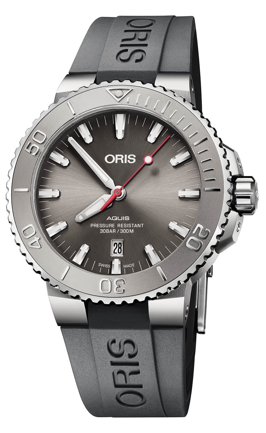 Oris Aquis Date Relief, la montre de plongée qui raconte l'histoire de l'eau Oris Aquis Date Relief
