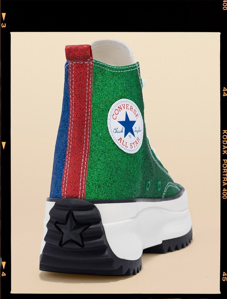 Converse x JW Anderson reviennent avec deux silhouettes à paillettes Converse x JW Anderson Glitter