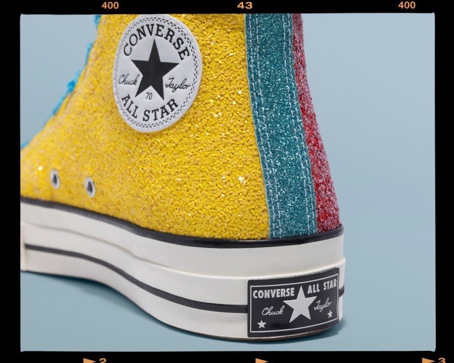 Converse x JW Anderson reviennent avec deux silhouettes à paillettes Converse x JW Anderson Glitter