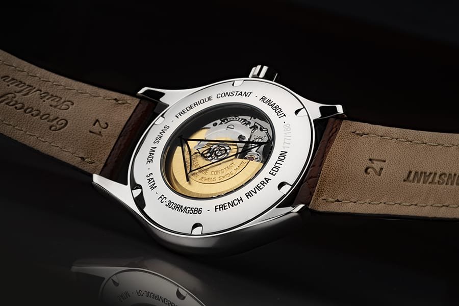 Frédérique Constant met à flot sa nouvelle Runabout French Riviera Edition Frédérique Constant - Runabout French Riviera Edition