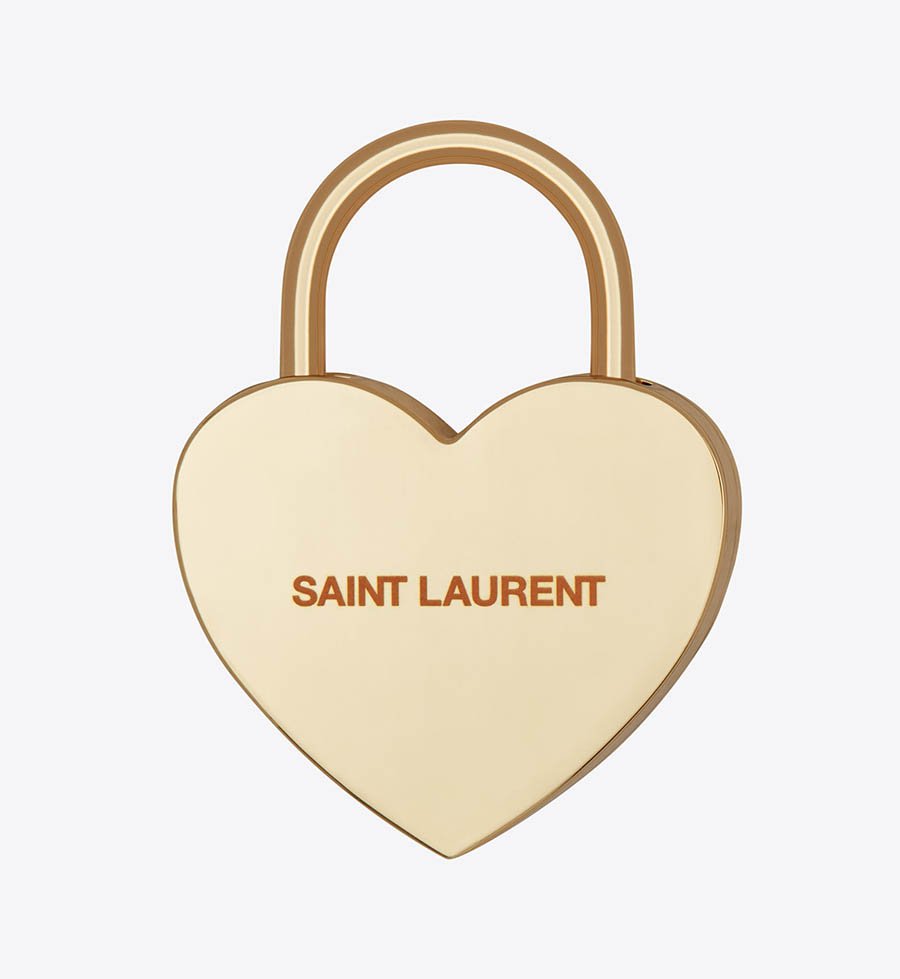 Saint Laurent Rive Droite Collection goodies 006 - Cadenas Cœur Doré
