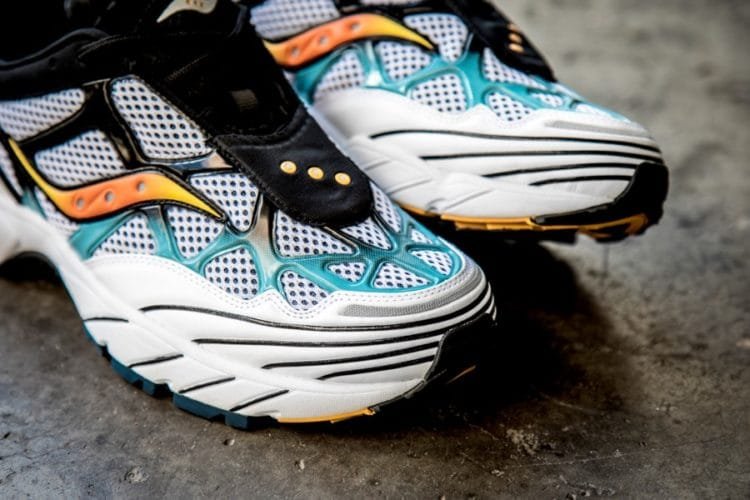 saucony grid 9000 femme jaune