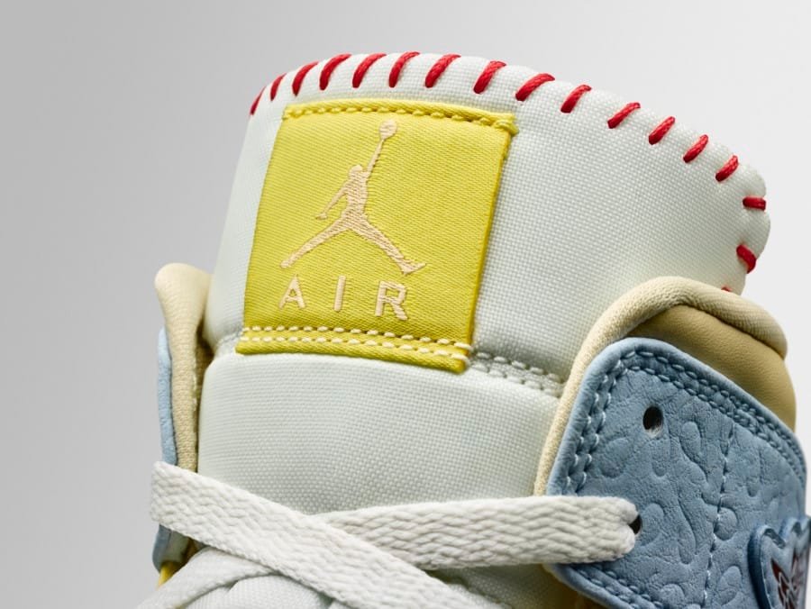 Air Jordan 1 Mid SE Fearless X Maison Château Rouge - ESSENTIAL HOMME