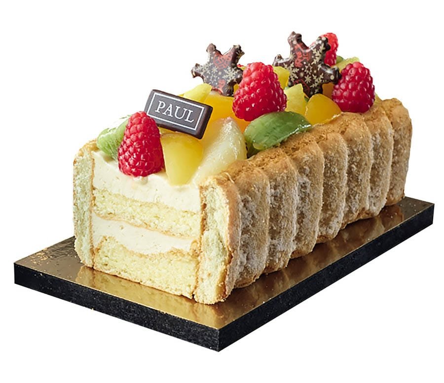 Bûches de Noël 2019 PAUL Bûche façon charlotte multi fruits Bûches de Noël 2019 - PAUL Bûche façon charlotte multi fruits