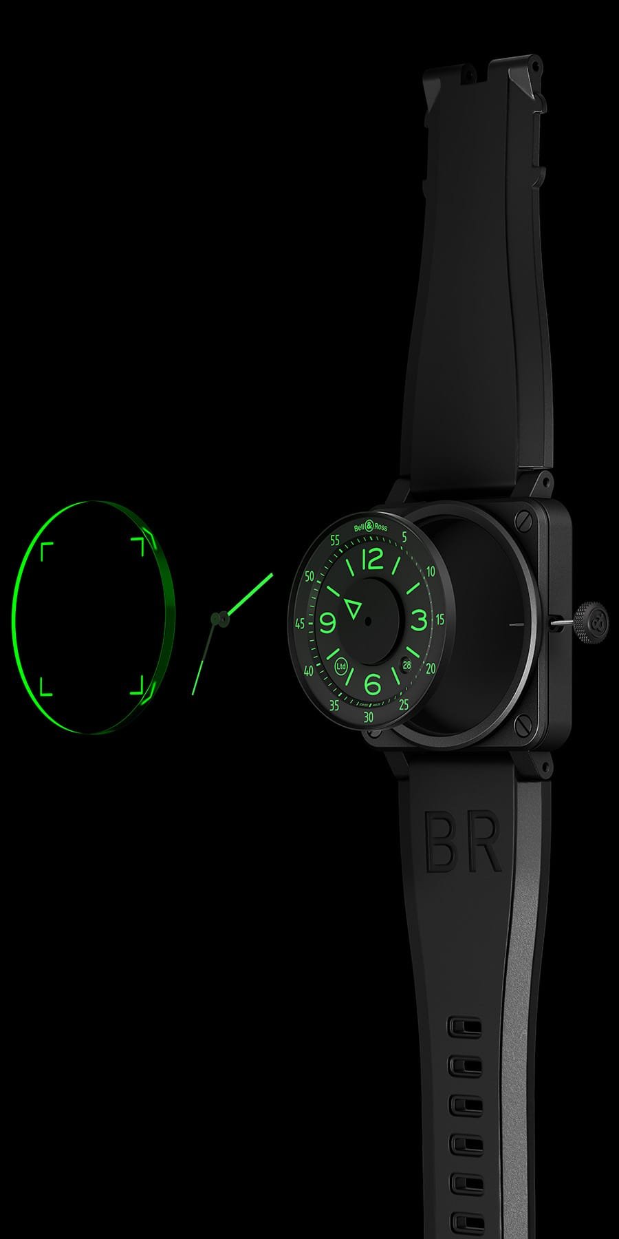Bell Ross BR 03 92 HUD 1 Bell & Ross BR 03-92 HUD