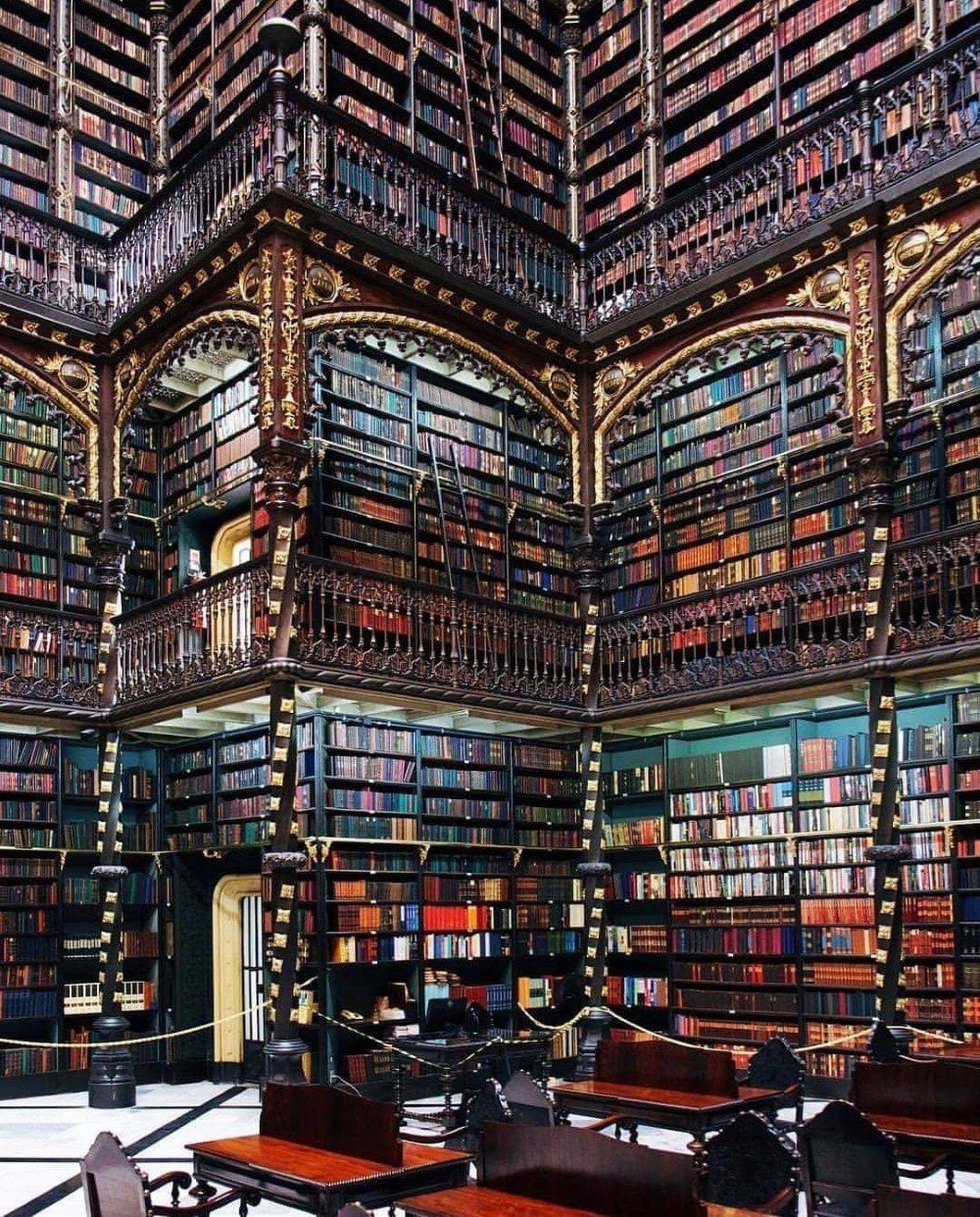 Bibliothèque nationale de Rio de Janeiro - Brésil