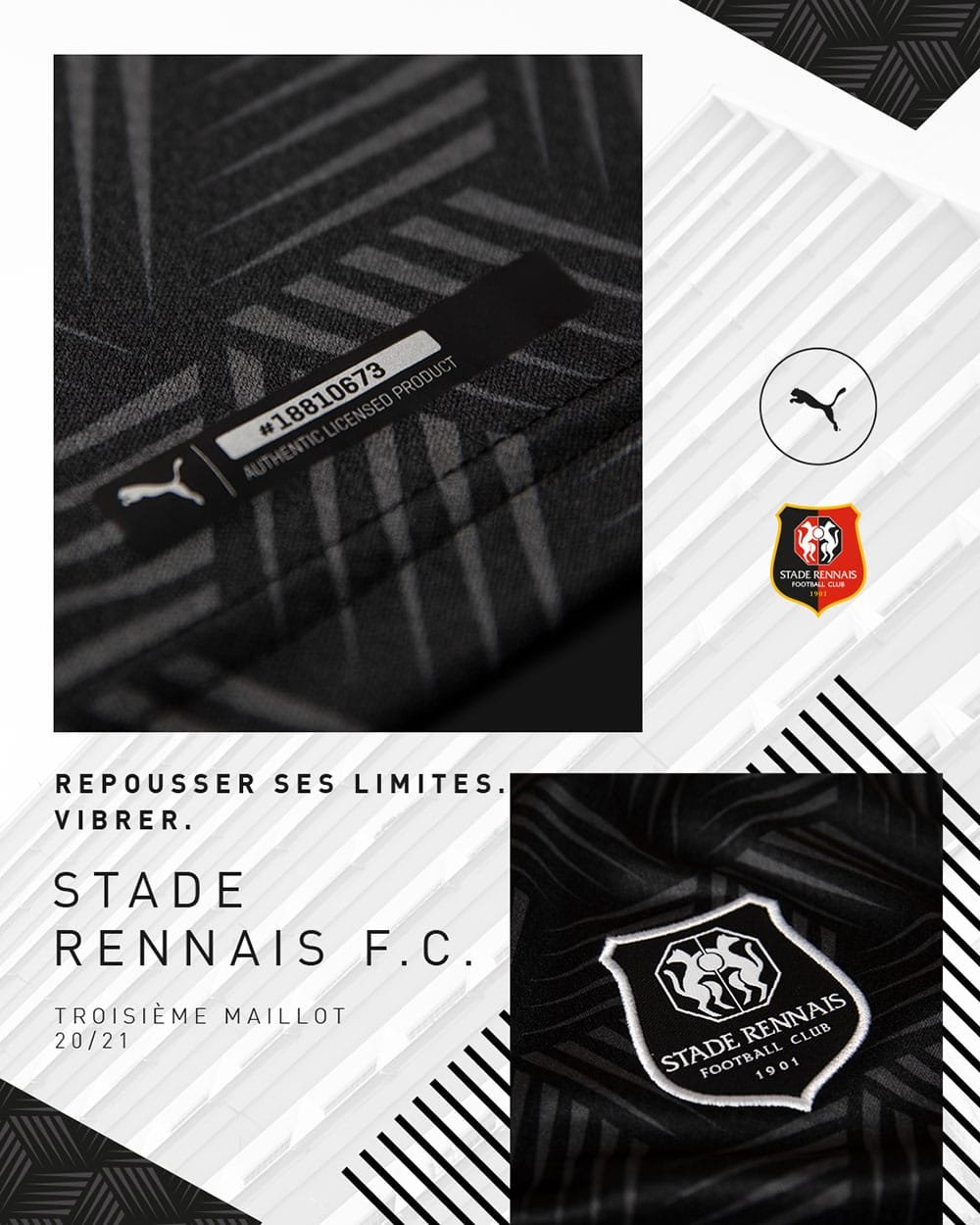 PUMA Football x Stade Rennais F.C. Maillot Third 2 PUMA Football x Stade Rennais F.C. Maillot Third