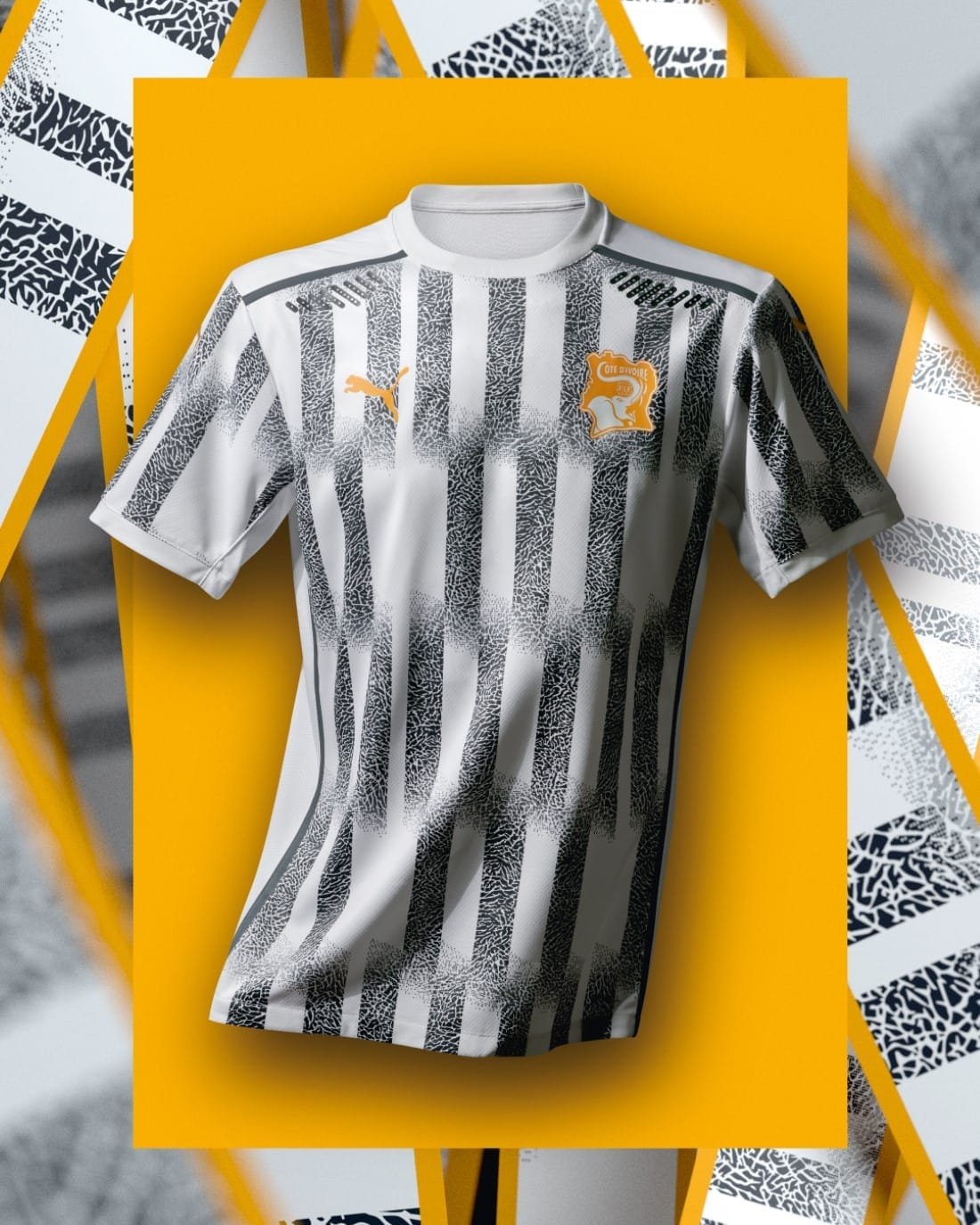 PUMA Football Selection Cote dIvoire 2020 2021 Away Kit PUMA Football - Sélection Côte d'Ivoire 2020-2021 - Away Kit