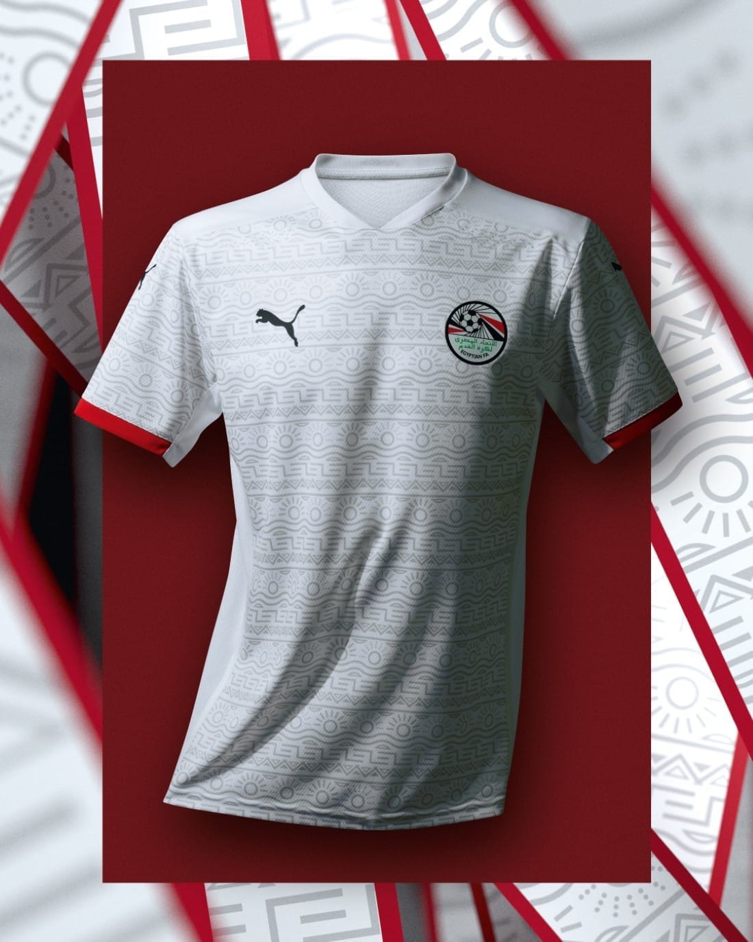PUMA Football Selection Egype 2020 2021 Away Kit PUMA Football - Sélection Egype 2020-2021 - Away Kit