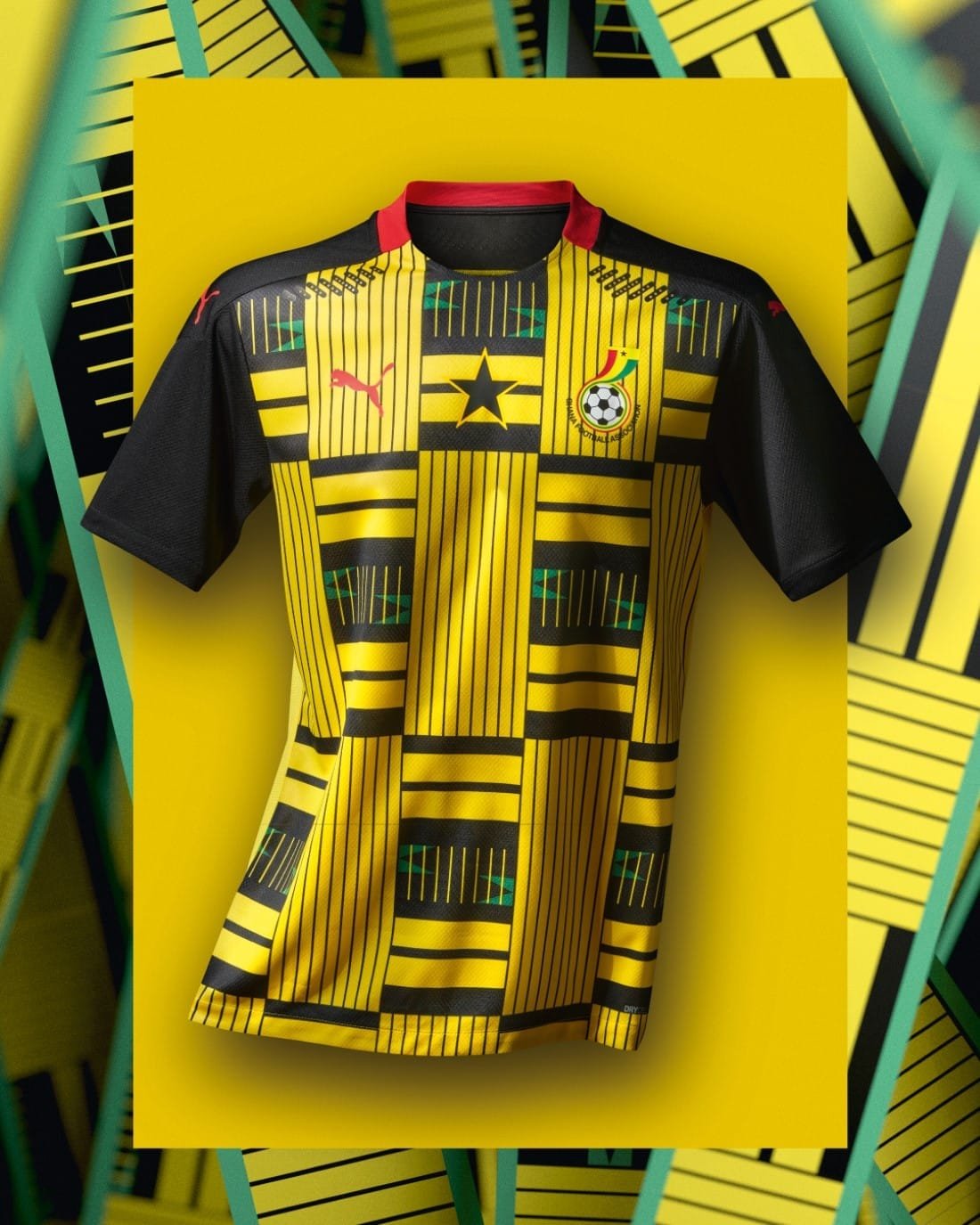 PUMA Football Selection Ghana 2020 2021 Away Kit PUMA Football - Sélection Ghana 2020-2021 - Away Kit