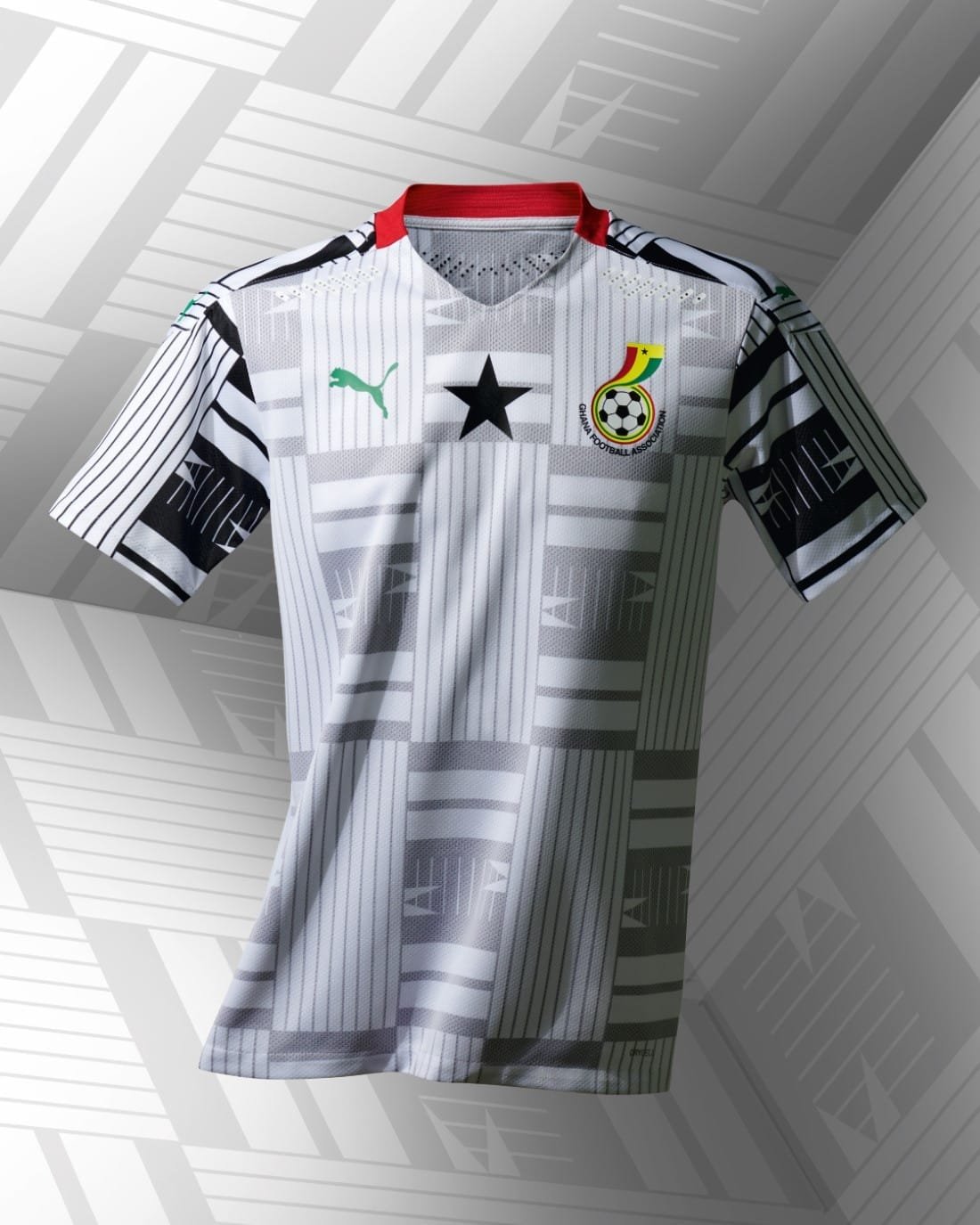 PUMA Football Selection Ghana 2020 2021 Home Kit PUMA Football - Sélection Ghana 2020-2021 - Home Kit