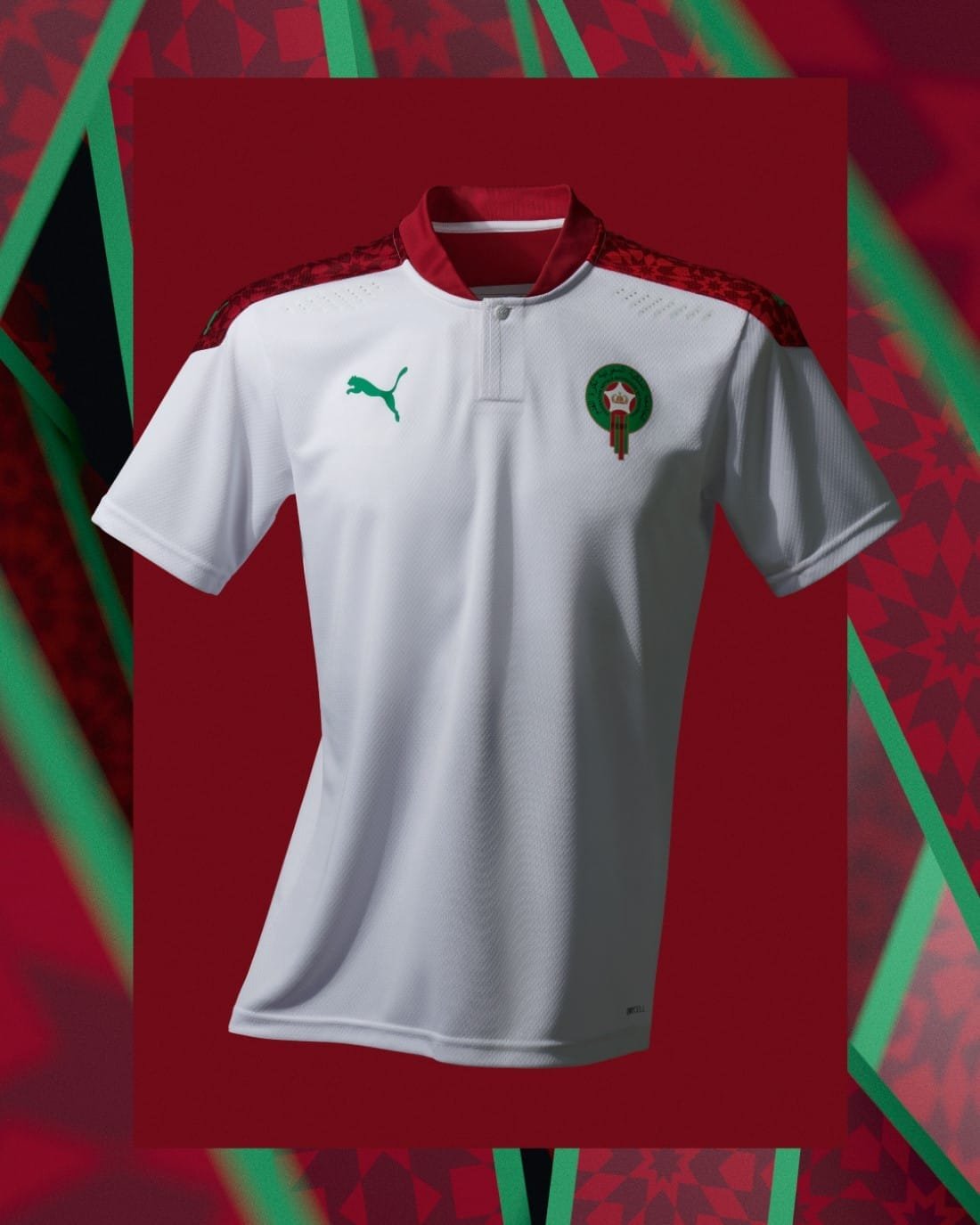 PUMA Football Selection Maroc 2020 2021 Away Kit PUMA Football - Sélection Maroc 2020-2021 - Away Kit