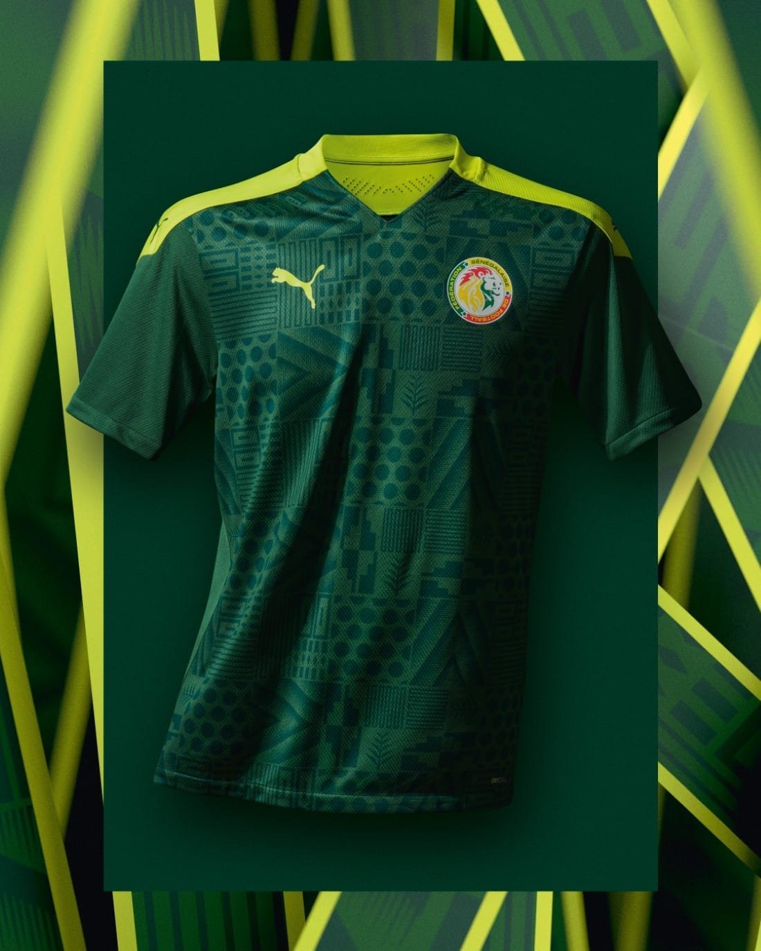 PUMA Football Selection Senegal 2020 2021 Away Kit PUMA Football - Sélection Sénégal 2020-2021 - Away Kit