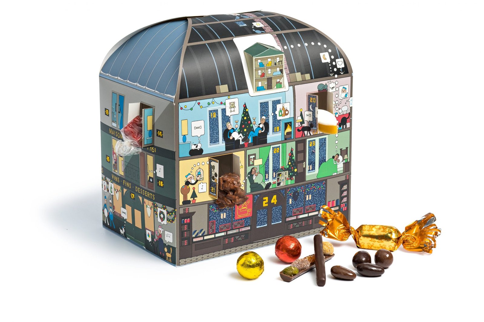 Calendrier de lAvent 2020 Chocolat A la Mere de Famille Calendrier de l'Avent 2020 Chocolat - À la Mère de Famille