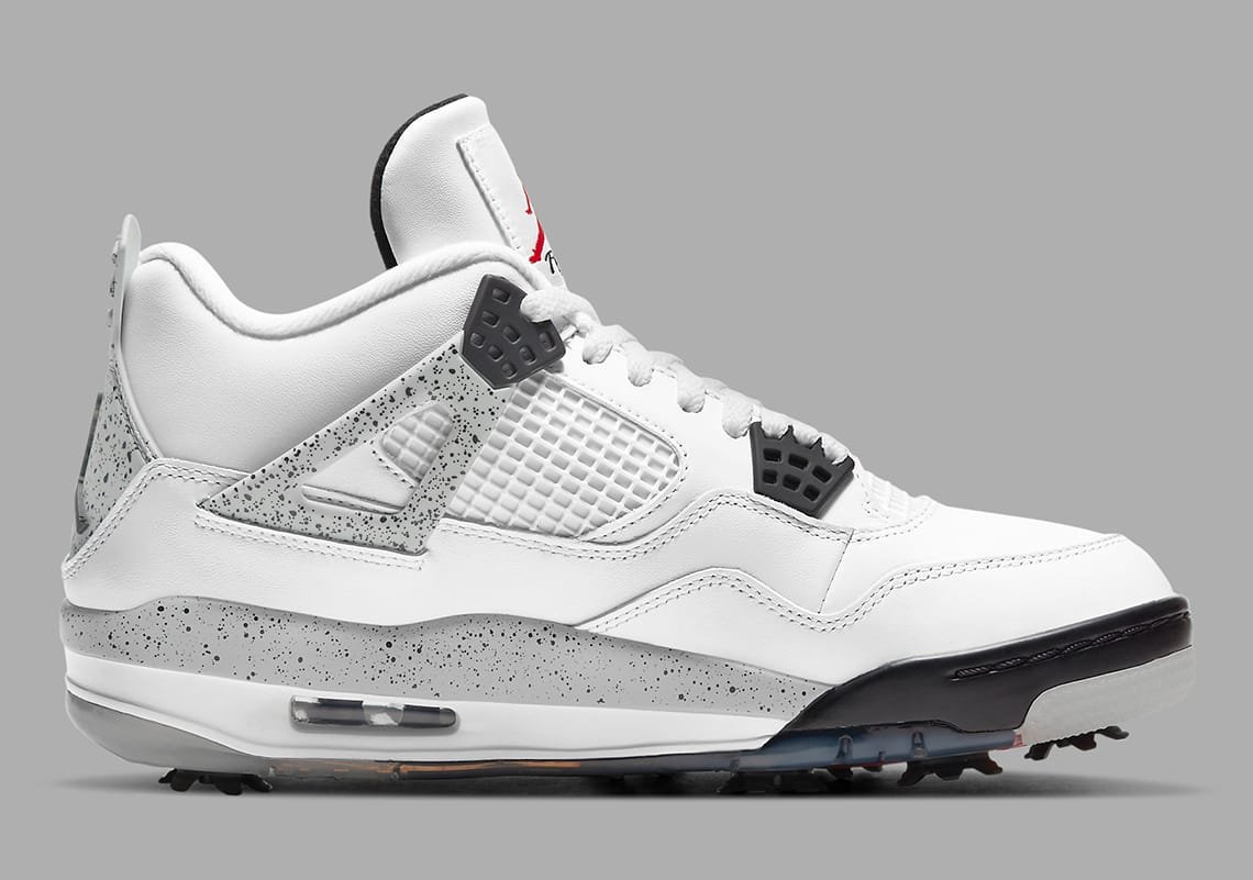 Air Jordan 4 Golf White Cement 2 Air Jordan 4 Golf White Cement
