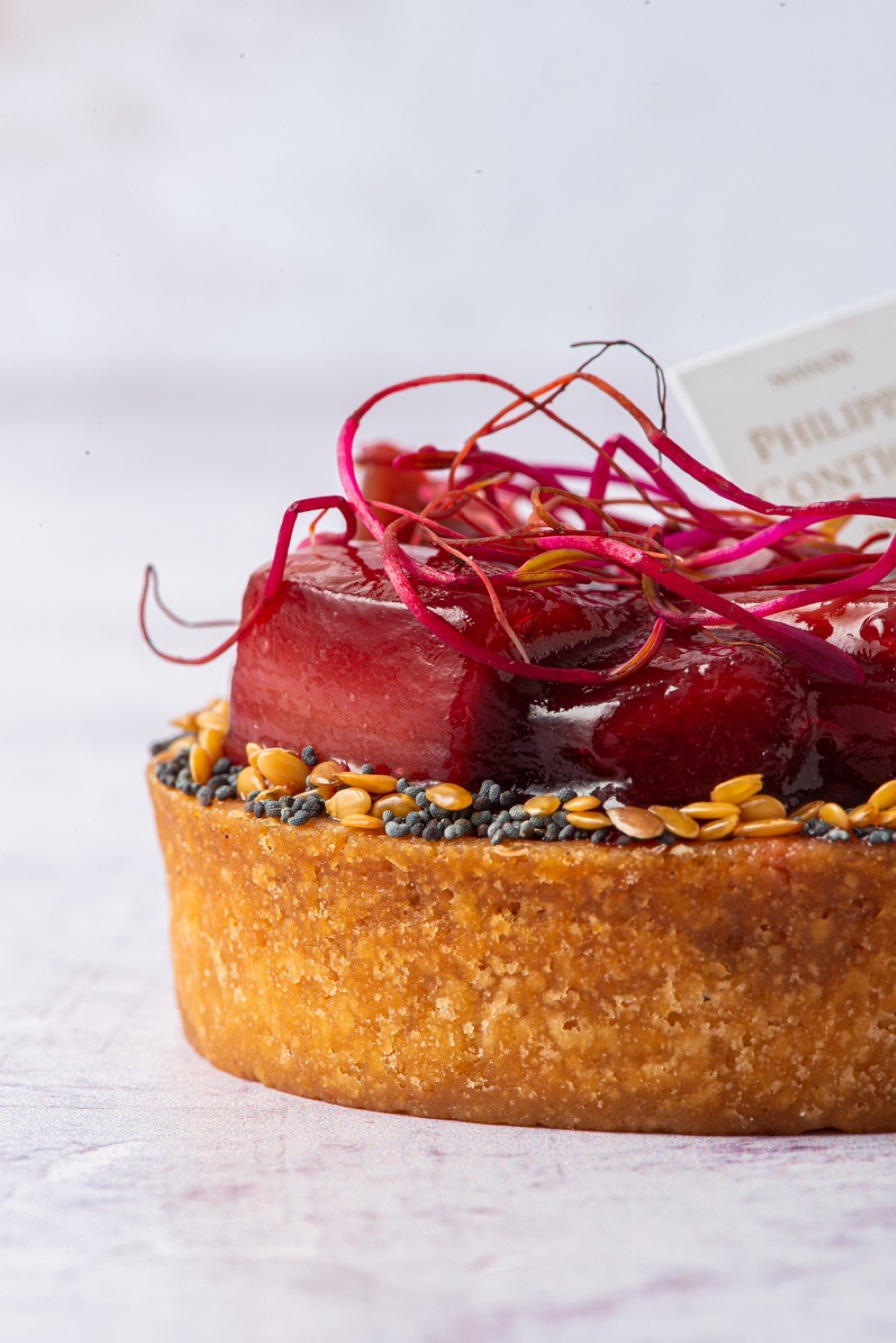 Philippe Conticini Tarte a la Rhubarbe 2 Philippe Conticini - Tarte à la Rhubarbe