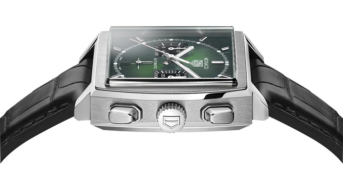 TAG Heuer Monaco Green Dial 2 TAG Heuer Monaco Green Dial