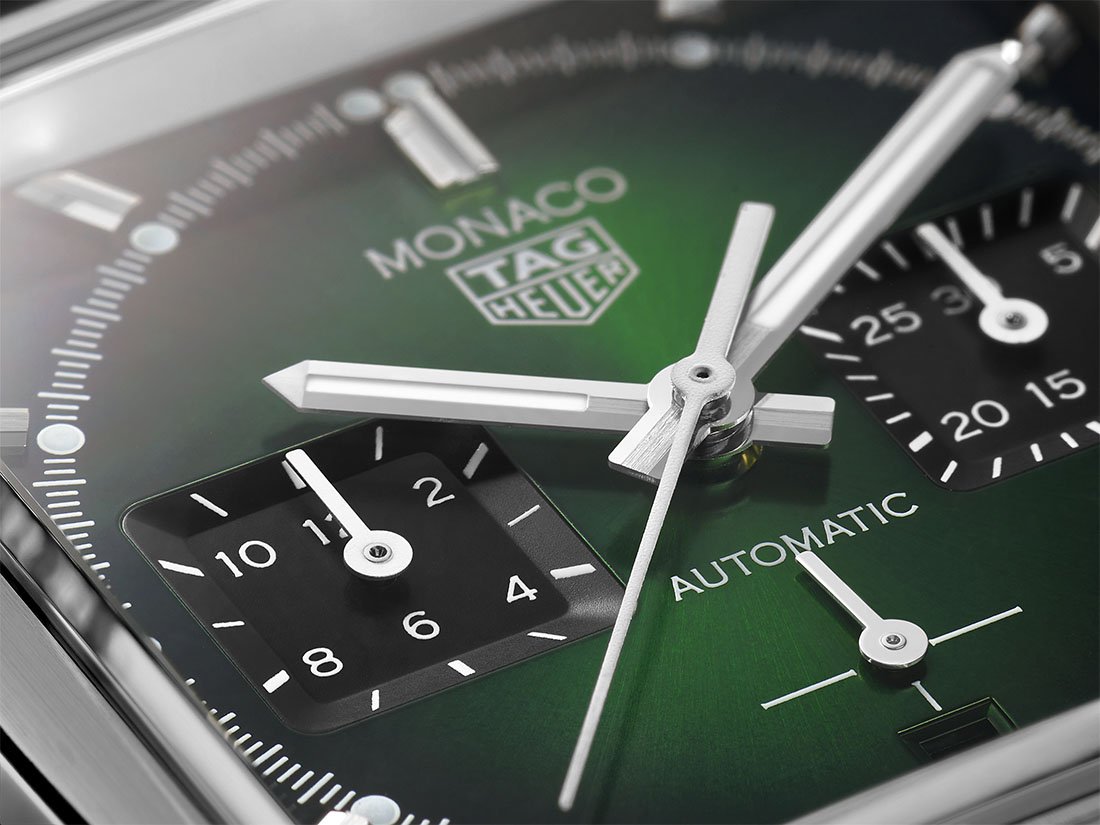 TAG Heuer Monaco Green Dial 4 TAG Heuer Monaco Green Dial