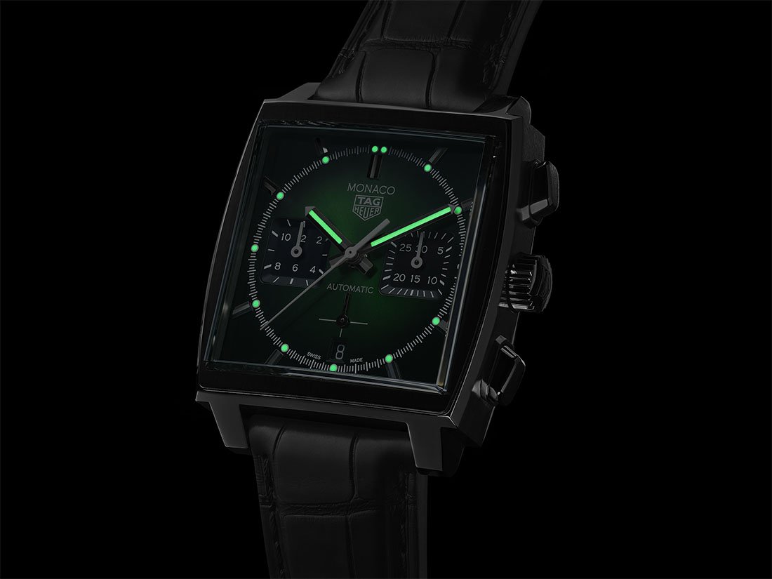 TAG Heuer Monaco Green Dial 5 TAG Heuer Monaco Green Dial
