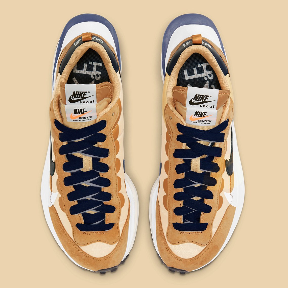 sacai x Nike Vaporwaffle Sesame 3 sacai x Nike Vaporwaffle Sesame