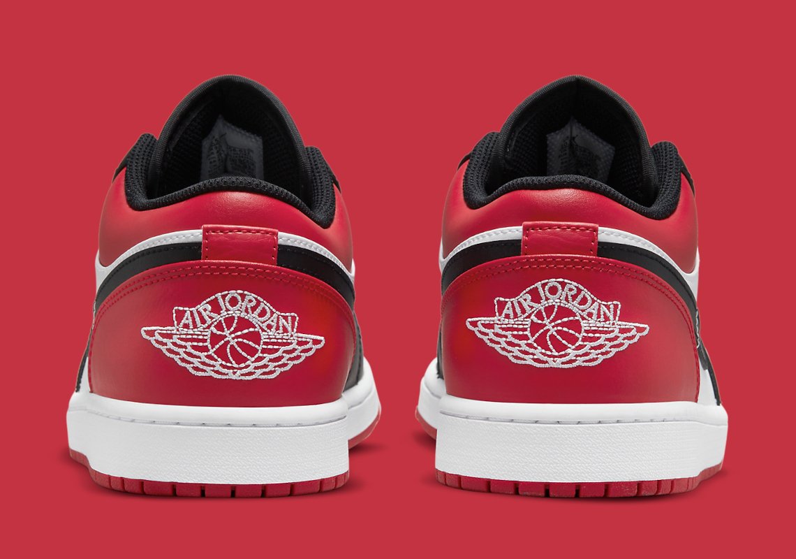 Air Jordan 1 Low Bred Toe 4 Air Jordan 1 Low "Bred Toe"