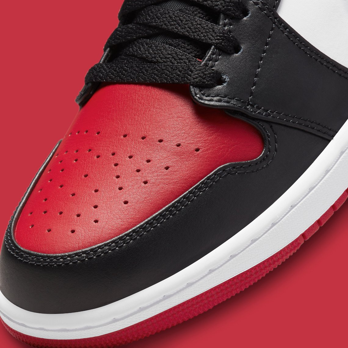 Air Jordan 1 Low Bred Toe 6 Air Jordan 1 Low "Bred Toe"