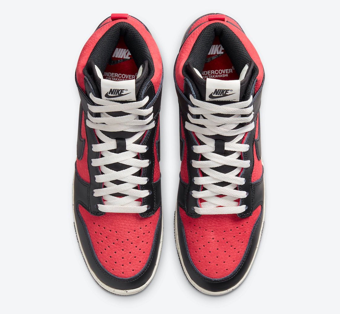 UNDERCOVER x Nike Dunk High "UBA Gym Red"