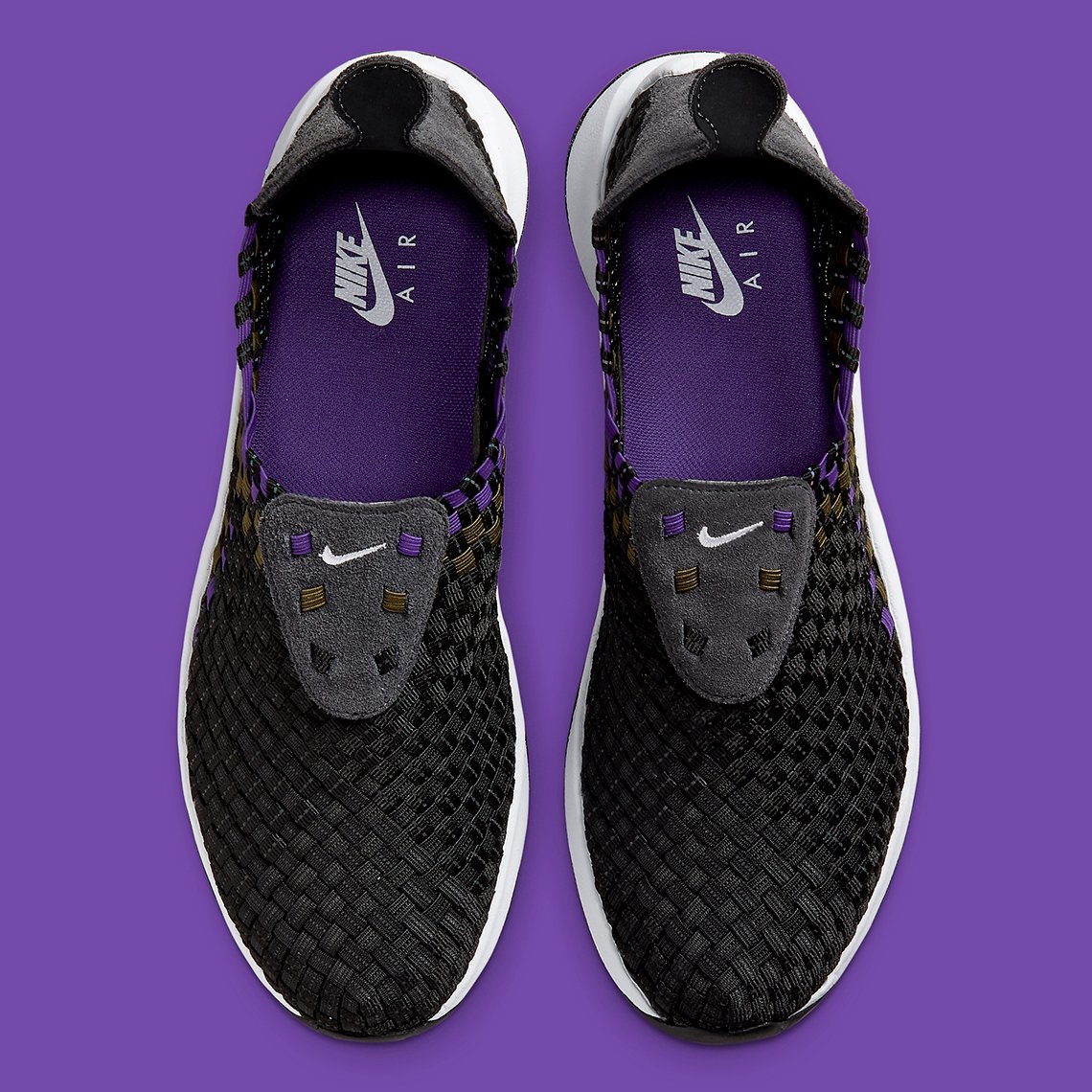 Nike Air Woven Olive & Purple