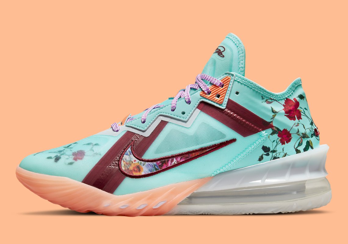 Nike LeBron 18 Low Floral 1 Nike LeBron 18 Low "Floral"