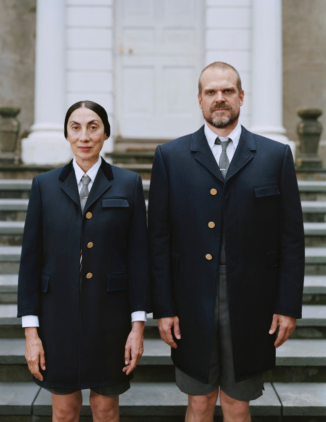 Thom Browne Automne-Hiver 2021 - David Harbour & Anh Duong
