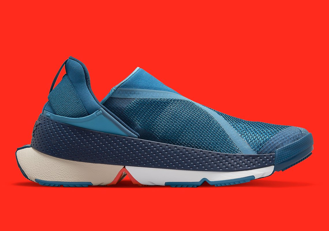 Nike Go FlyEase Blue Red 3 Nike Go FlyEase Blue & Red