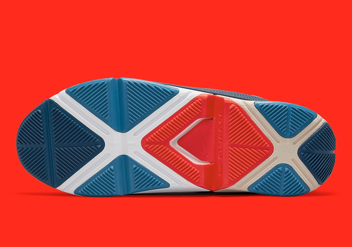 Nike Go FlyEase Blue Red 6 Nike Go FlyEase Blue & Red