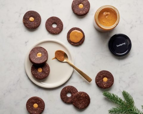 foodspring - Biscuits Linzer au Chocolat et à la Cacahuète