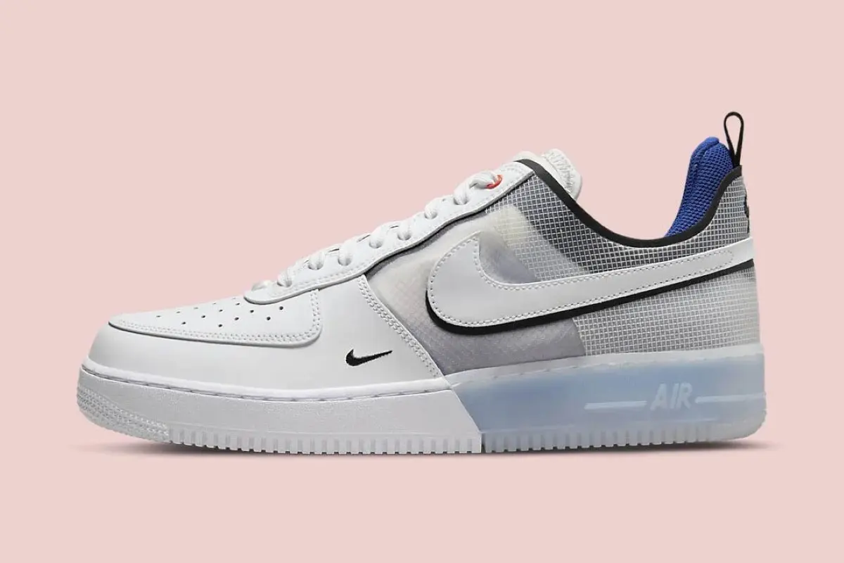 Nike Air Force 1 Low React "White-Light Photo Blue"