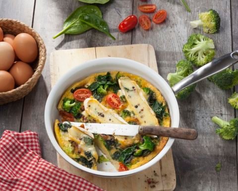 Recettes Omelette - La frittata italienne aux légumes et reblochon