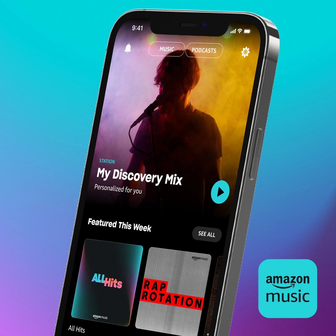 Amazon Prime Music extended