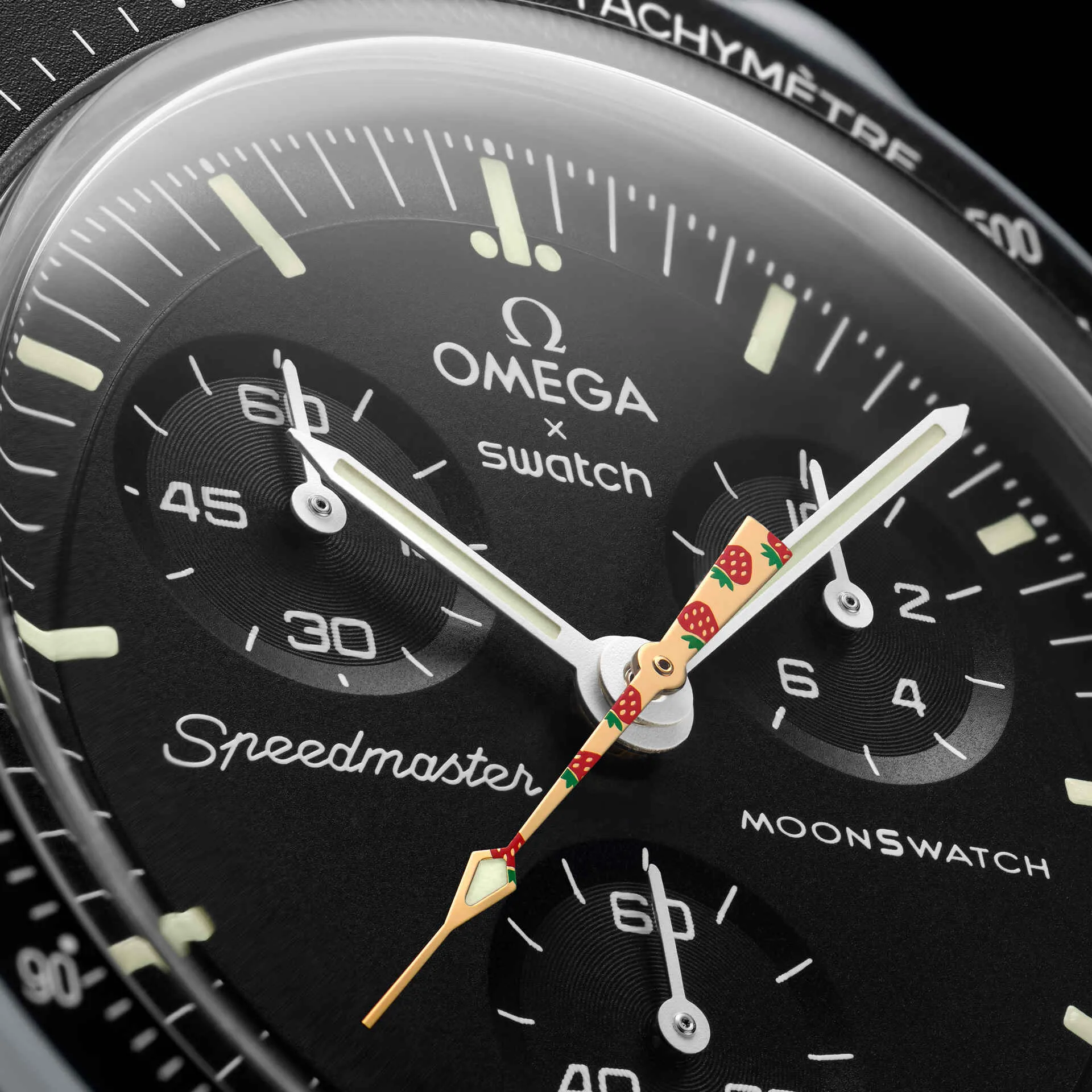 OMEGA x Swatch Mission to Moonshine Gold Strawberry