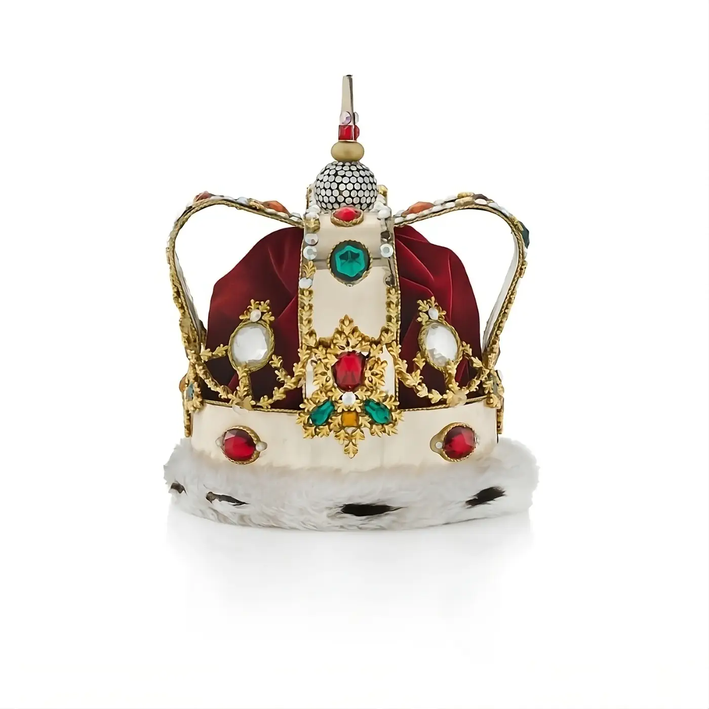 L'ensemble couronne et cape emblématique de Freddie Mercury, porté tout au long de la tournée "Magic", du 7 juin au 9 août 1986