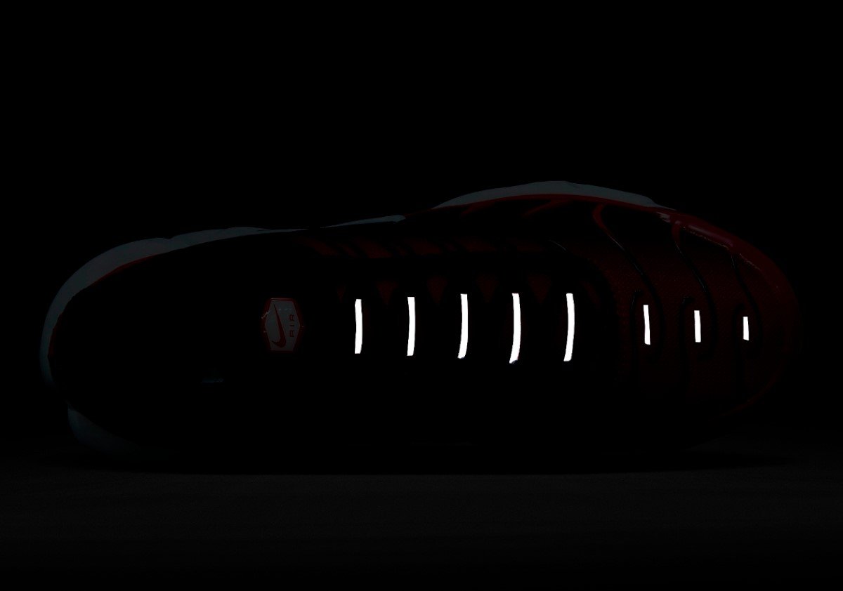 La Nike Air Max Plus s'épanouit dans une élégance combinaison "Black/Red"