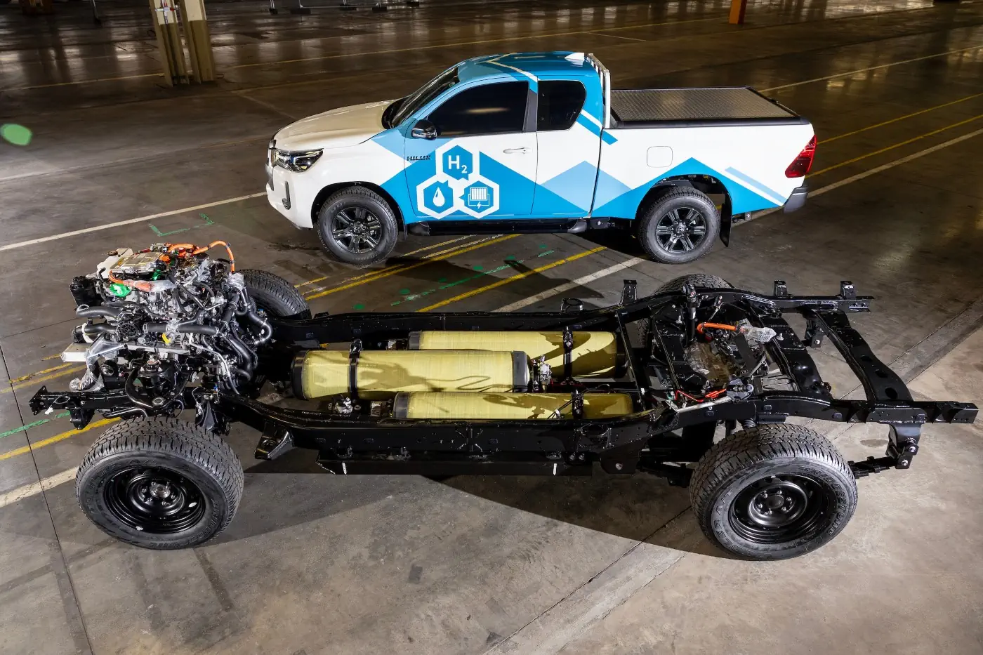 Toyota fait un pas vers l'avenir avec le prototype Hilux à pile à hydrogène
