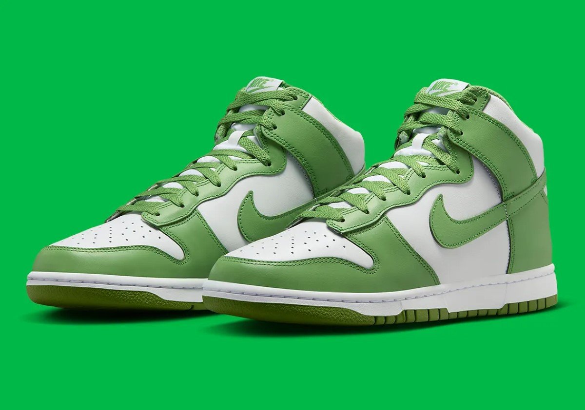 La Nike Dunk High rayonne dans une nouvelle édition "Chlorophyll Green"