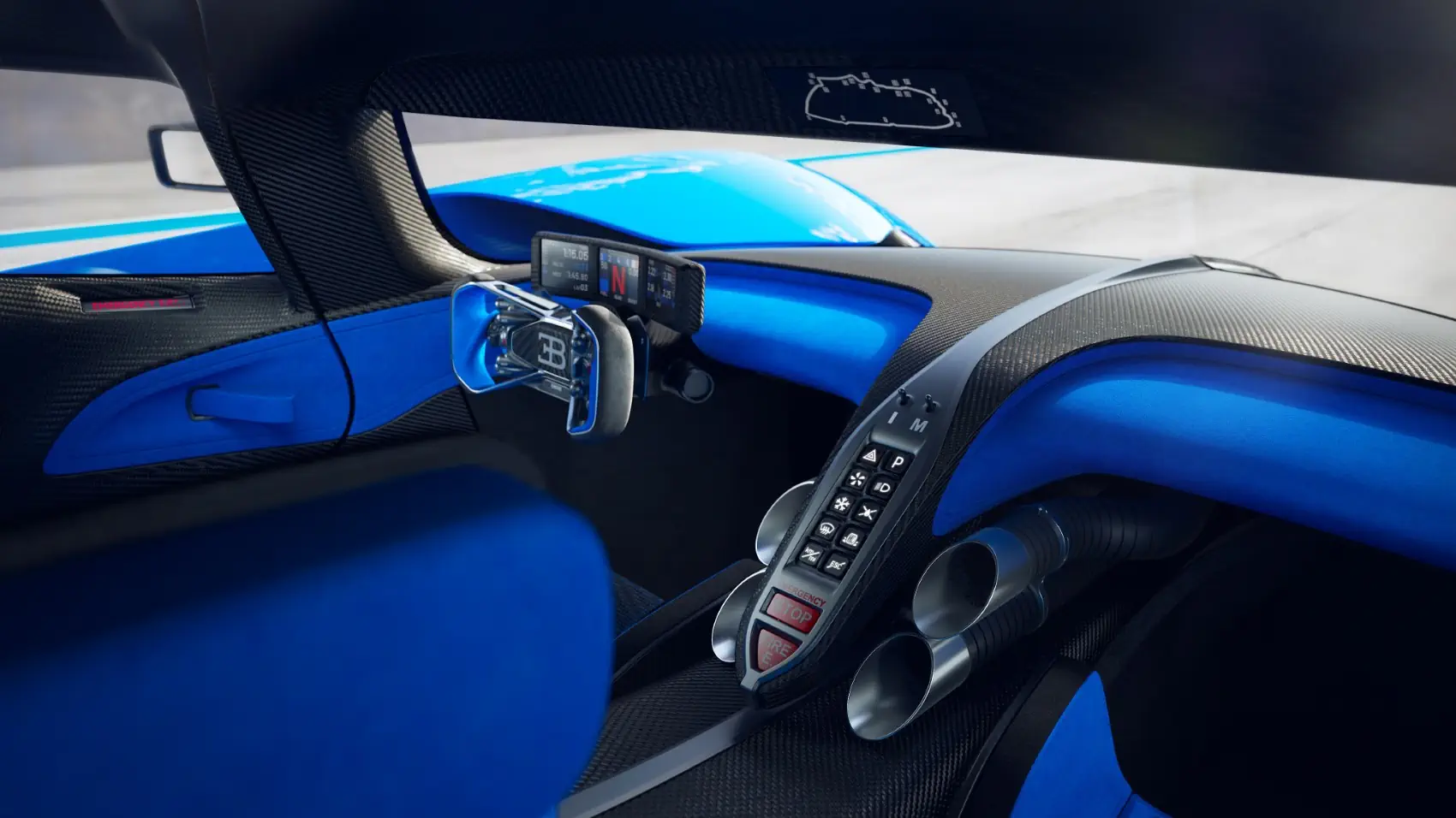Bugatti Bolide : À la découverte de l'intérieur de son cockpit ultramoderne