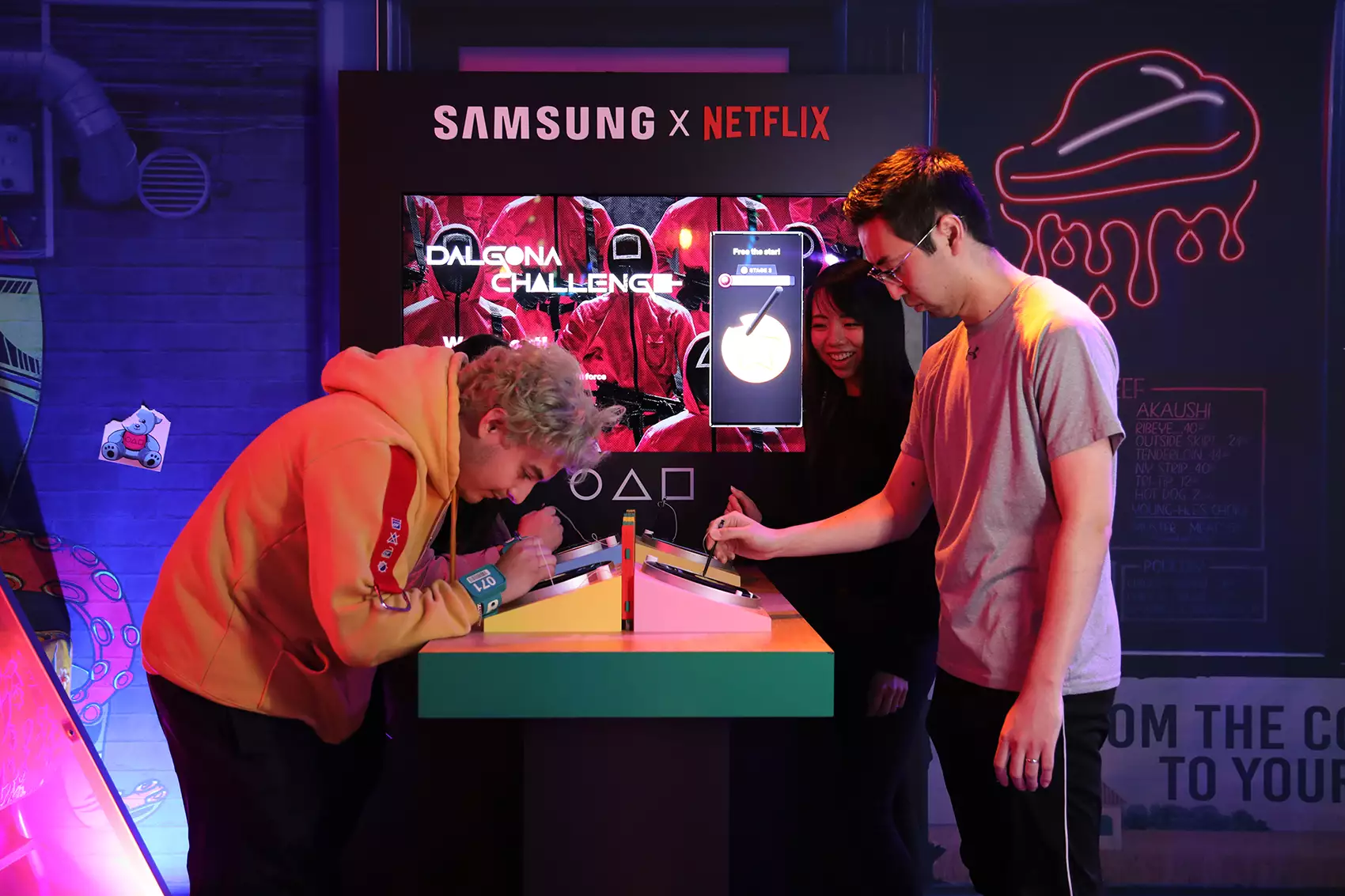Samsung et Netflix donnent vie à la série "Squid Game"